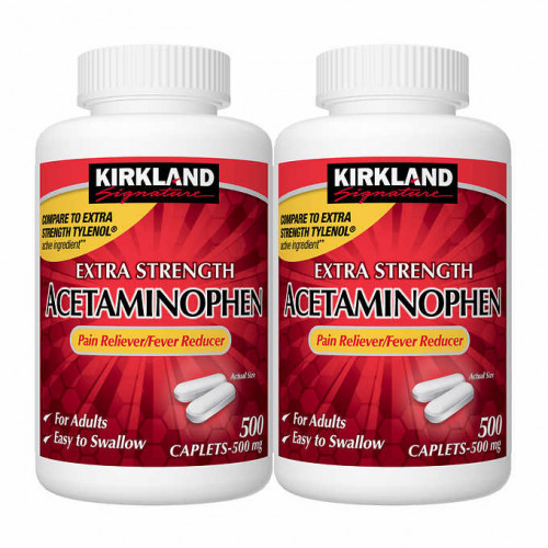 Kirkland Signature Acetaminofén Extra Fuerte 500 mg 1 000 Comprimidos